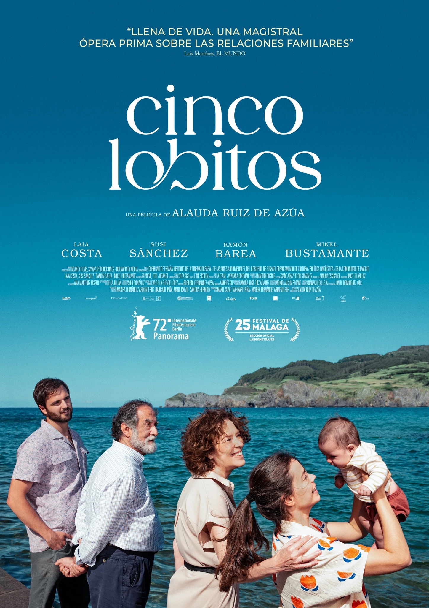 Cartel de Cinco lobitos, producción con equipo de grip de CFS Grip