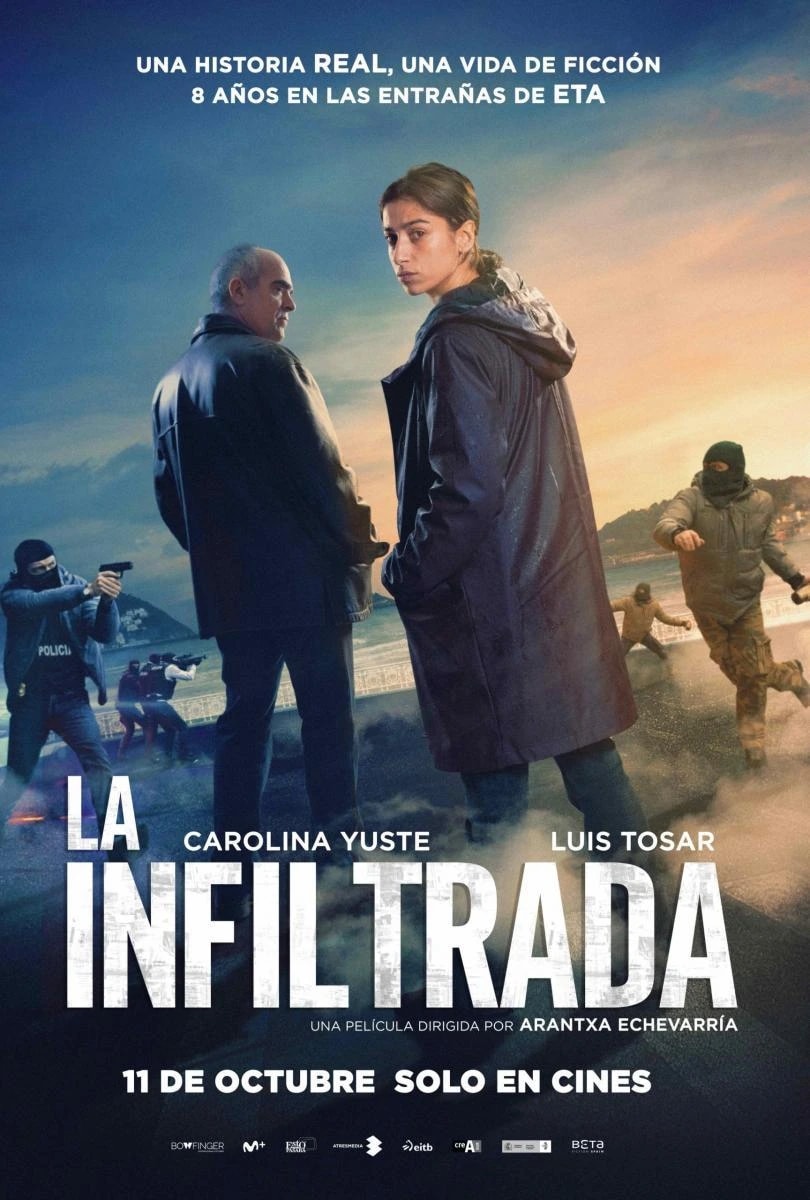 Cartel de La infiltrada, producción con equipo de grip de CFS Grip