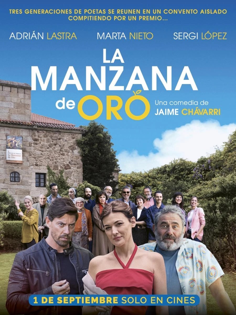 Cartel de La manzana de oro, producción con equipo de grip de CFS Grip