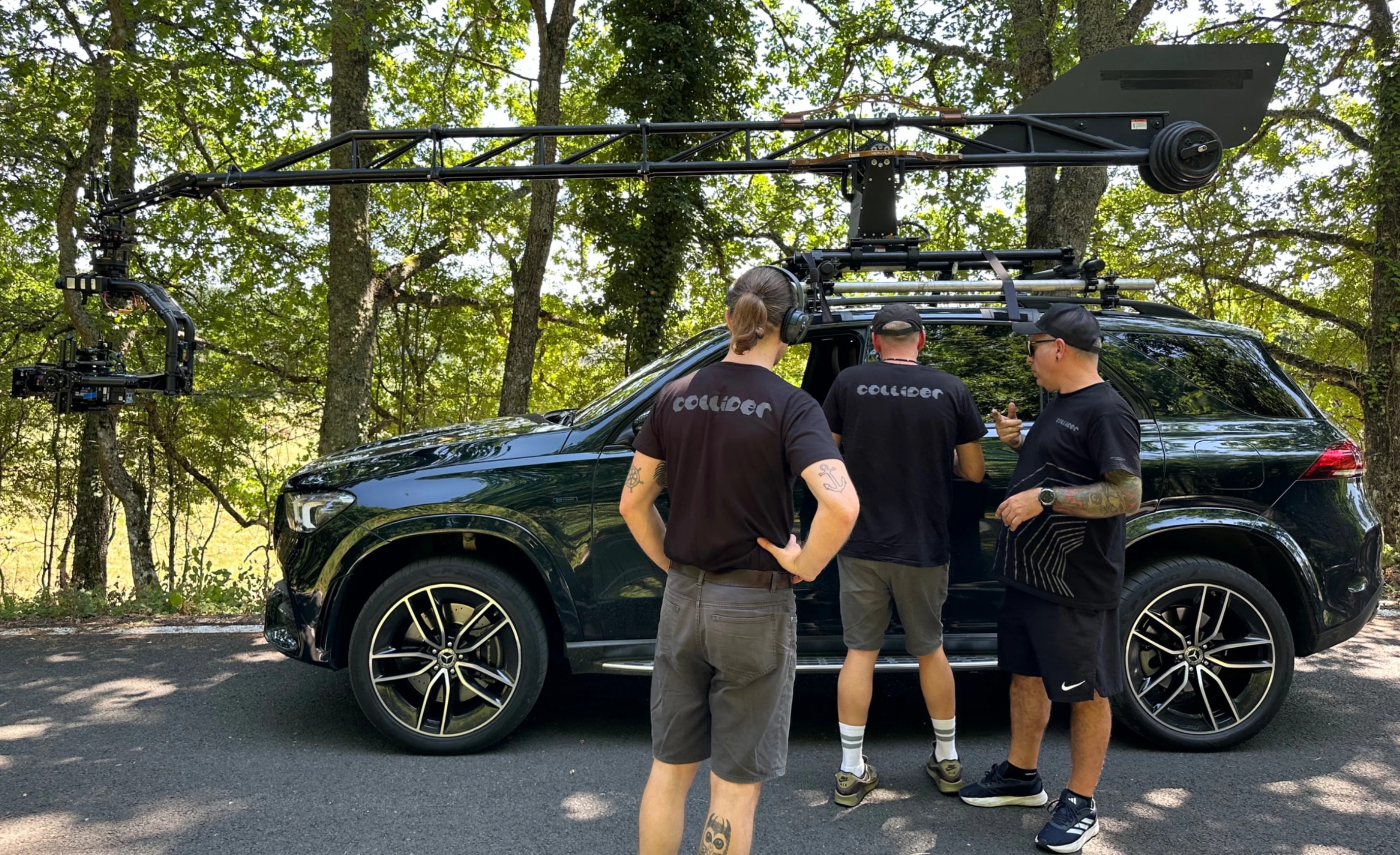 Camera car de CFS Grip en localización